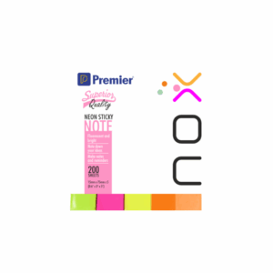 Premier Sticky Note Neon Strips Size 3 X 3