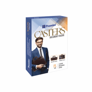 Premier Casters Handle Document Folder 20 Leaf B4