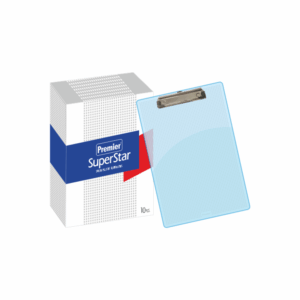 Premier Super Star Clip Board Transparent 225 gm