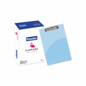 Premier Flamingo Clip Board Transparent 300 gm