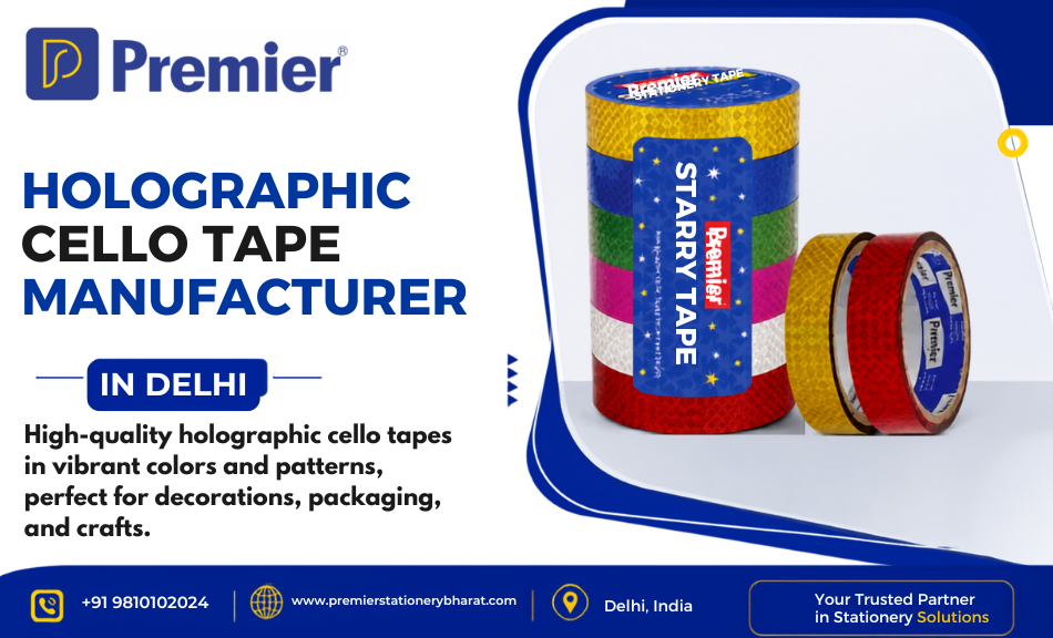 Holographic Cello tape Manufacturer in Delhi