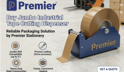 Jumbo Industrial Tape Cutting Dispenser