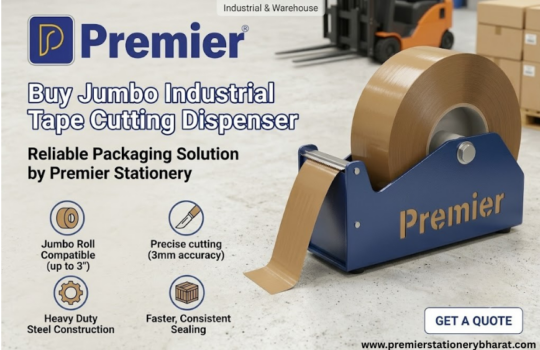 Jumbo Industrial Tape Cutting Dispenser